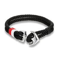 Thumbnail for Anchor Style World's Best Selling aviation bracelet, stainless steel body with engraved detail.