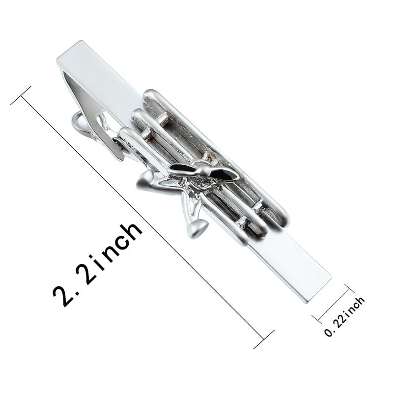 Double-Decker Super Propeller Shape Designed Tie Clips