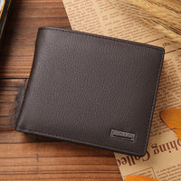 Thumbnail for Luxury Genuine Leather Men Wallets Pilot Eyes Store Coffee 