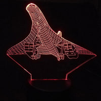 Thumbnail for Customisable Concorde 3D Lamp - view 5