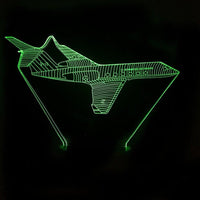 Thumbnail for Cruising Jet Designed 3D Night Lamp Aviation Shop 
