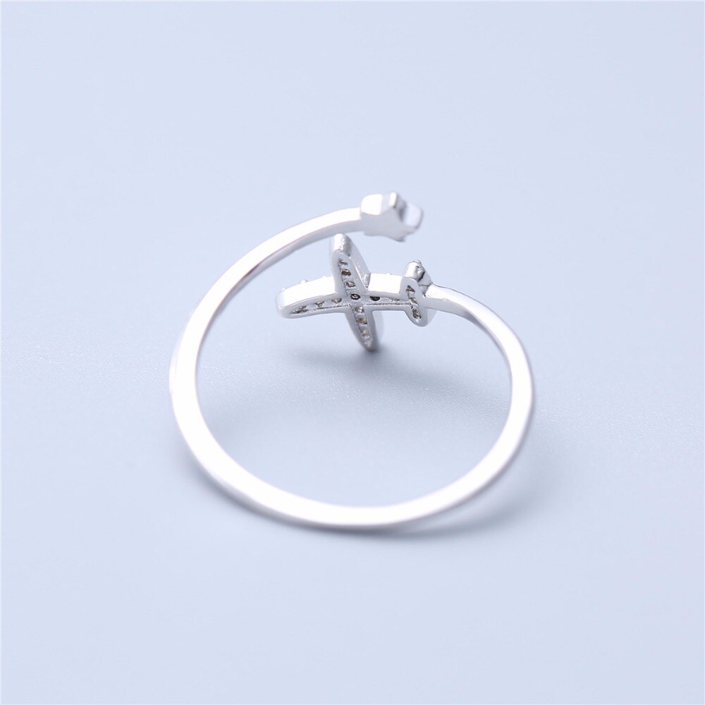 New Fashion & 925 Silver Stylish Airplane Ring