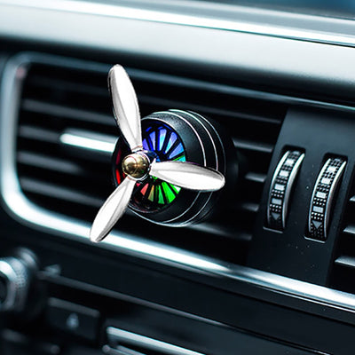 Propeller Shape (3 Blades) Air Freshener for Car aviation print car accessory, durable build.