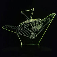 Thumbnail for Ghost Airplane Designed 3D Lamp Aviation Shop 