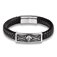 Thumbnail for Skull Retro Style Genuine Leather Bracelets