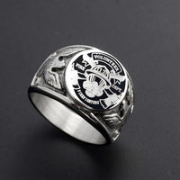 Thumbnail for Stainless Steel USA US Air Force Military Rings