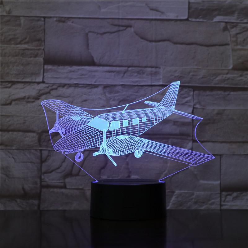 Beechcraft King Air Designed 3D Lamp Aviation Shop 