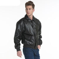 Thumbnail for Bomber Pilot Style Leather Jackets Aviation Shop 
