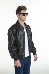 Thumbnail for Super Quality Leather Bomber Bomber Jacket - view 9