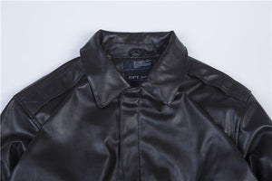 Bomber Pilot Style Leather Jackets Aviation Shop 