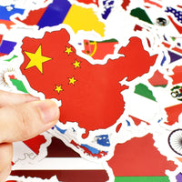 Thumbnail for 50 Pieces National Flags Sticker - view 5