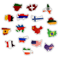 Thumbnail for 50 Pieces National Flags Stickers (Mixed)