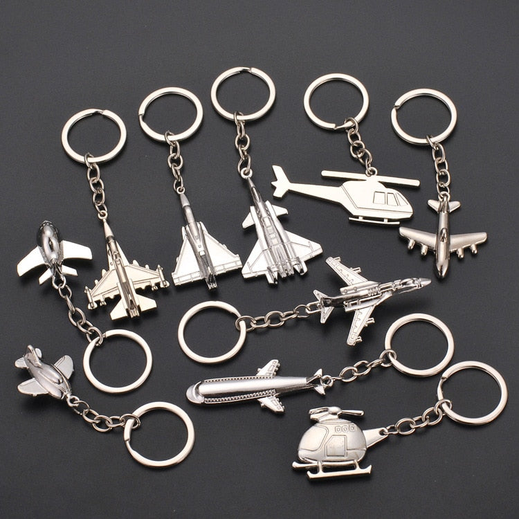 Super Cool Airplane & Helicopter Shape Key Chains