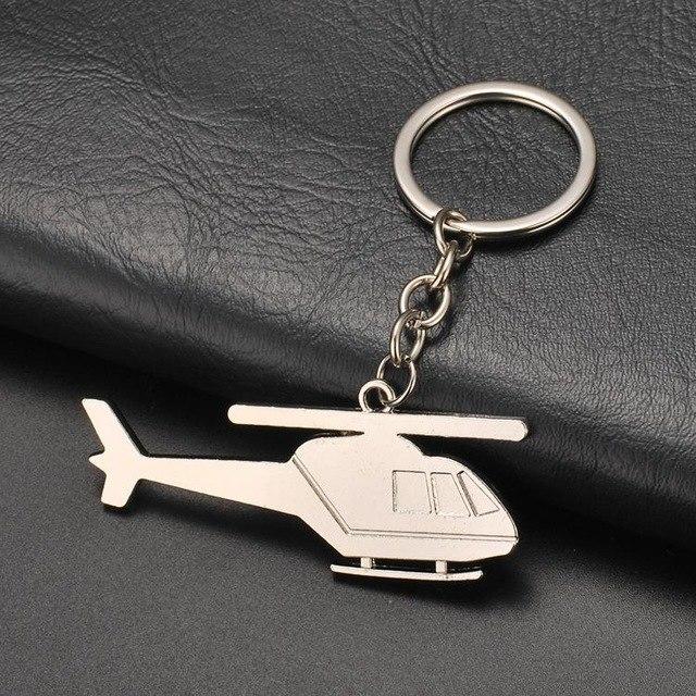 Helicopter Shaped Key Chains Aviation Shop Default Title 