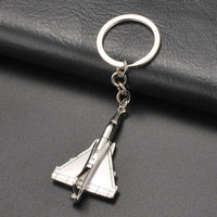 Thumbnail for Super Bomber 3 Jet Shaped aviation themed aviator-crafted key chain, polished metal alloy.