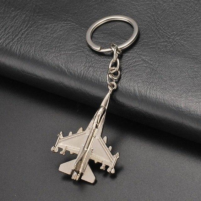 Fighting Falcon F16 Shaped Key Chains Aviation Shop Default Title 