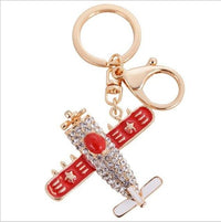 Thumbnail for Vintage and Cute Crystal Designed Airplane Shape Key Chains Aviation Shop 1 