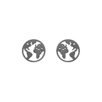 Thumbnail for World Map Shape Earrings - view 5