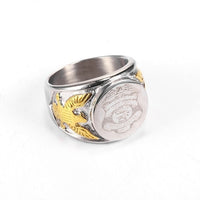 Thumbnail for Silver-Gold Color USA US Air Force Military Rings
