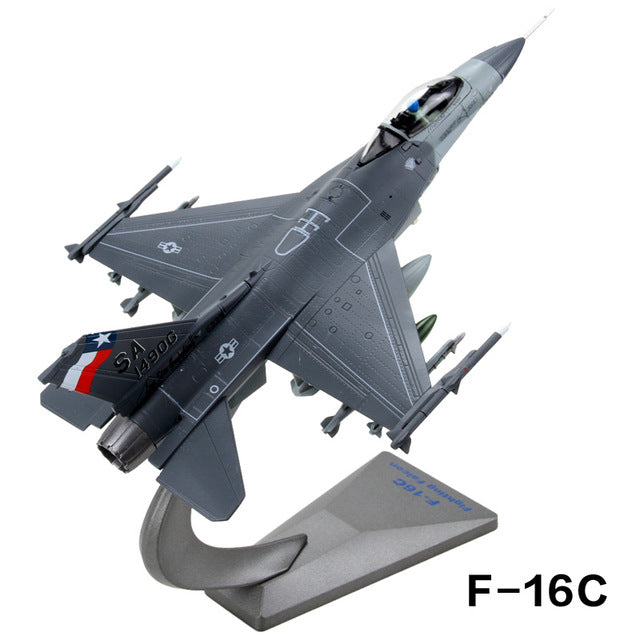 1/72 Scale USA F-16 Fighting Falcon Air Superiority (Handmade) Airplane Model