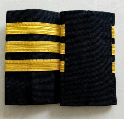 Super High Quality Pilot Epaulettes (1,2,3,4 - Gold & Silver Stripes)