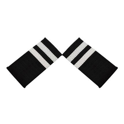 Super High Quality Pilot Epaulettes (1,2,3,4 Silver Stripes)