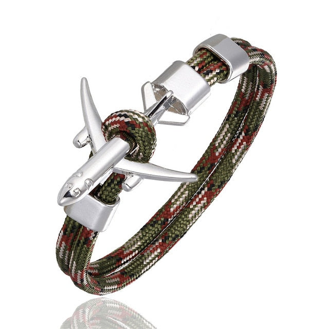 Super Quality Stylish Airplane Shape Bracelets (Mixed Colours)