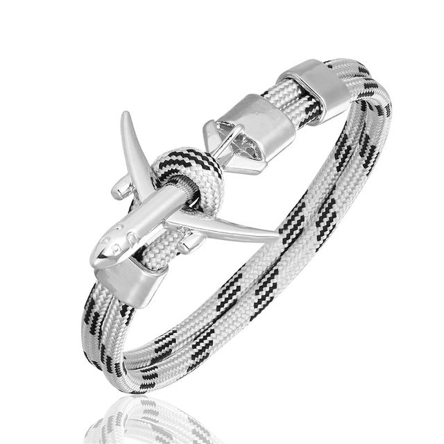 Super Quality Stylish Airplane Shape Bracelets (Mixed Colours)