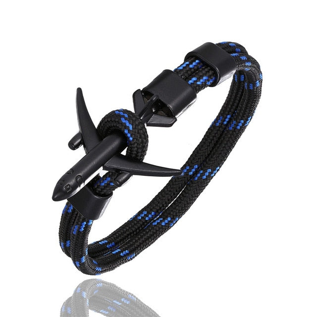 Super Quality Stylish Airplane Shape Bracelets (Mixed Colours)