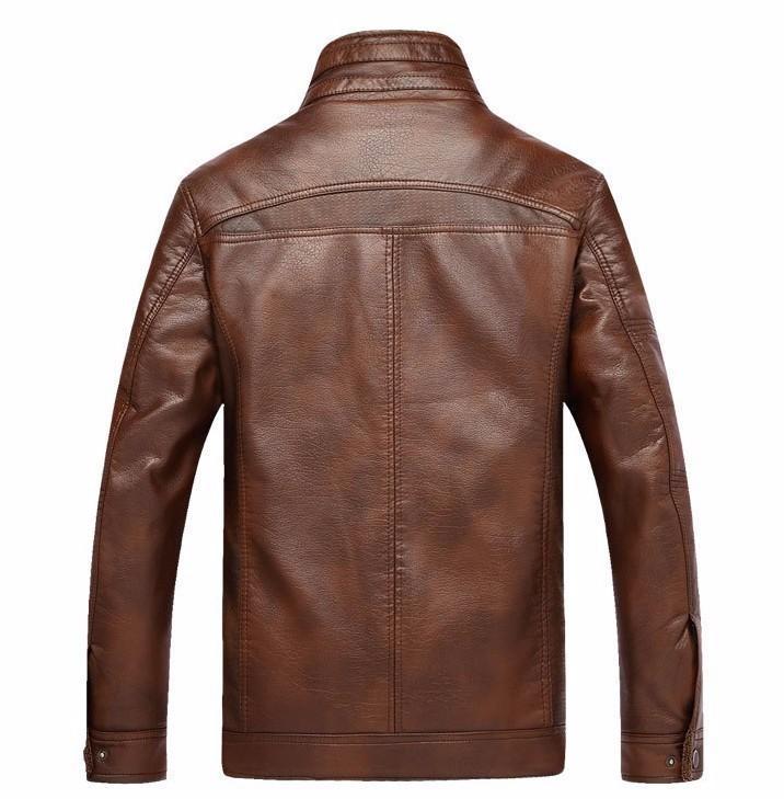 PU Leather Pilot Bomber Jackets