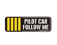 Thumbnail for Reflective Pilot Car Follow Me & Police Air Marshal & Air Hostess Stickers