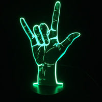 Thumbnail for Rock'n Roll Designed 3D Night Lamps
