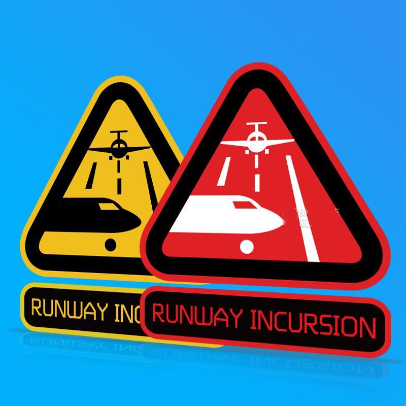 Runway Incursion Designed Stickers