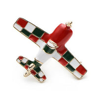 Thumbnail for Single Engine Airplane Shaped Brooches