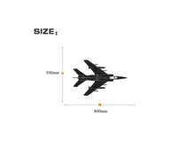 Thumbnail for Detailed Superjet from Above Designed Wall Sticker Aviation Shop 