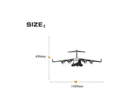Thumbnail for Face to Face with Military Cargo Aircraft Designed Wall Sticker Aviation Shop 