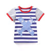 Striped & Cool Style Airplane Printed Babies and Kids T-Shirts