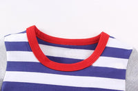 Thumbnail for Striped & Cool Style Airplane Printed Babies and Kids T-Shirts