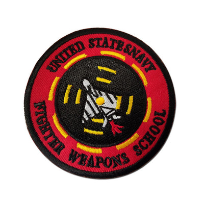 Fighter Pilot (target lock) aviation design patch in embroidered fabric.