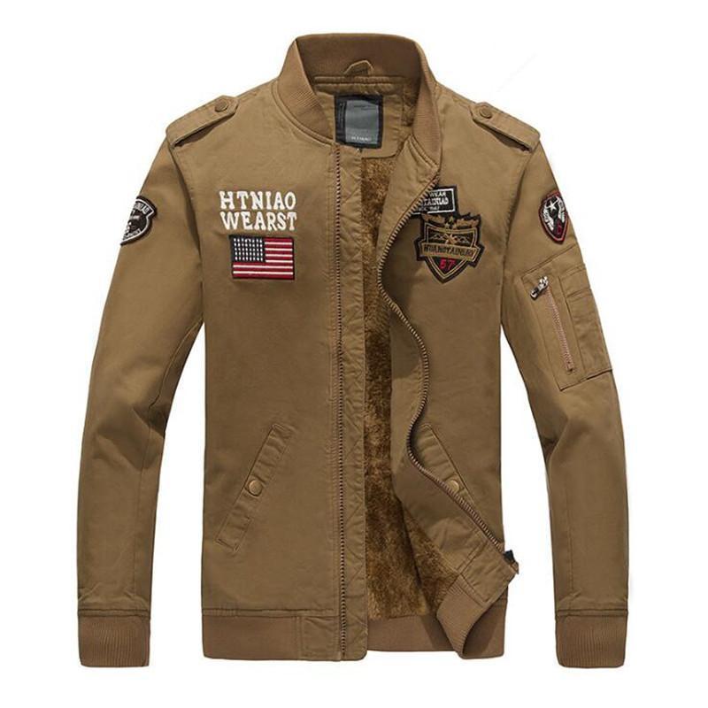 US Flag Bomber Pilot Cotton Jackets