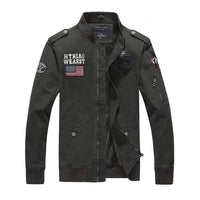 Thumbnail for US Flag Bomber Pilot Cotton Jacket - view 4