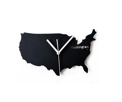 USA Map Designed Wall Clocks