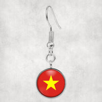 Thumbnail for vietnam Flag Designed Earrings