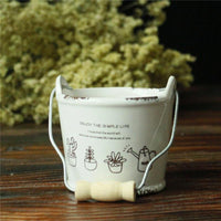 Thumbnail for Vintage Ceramic Flowerpots & Vase