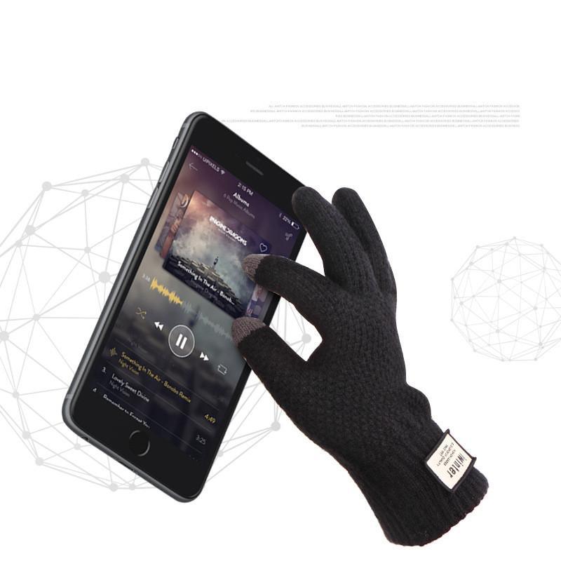 Wool Touch-Screen Friendly Gloves