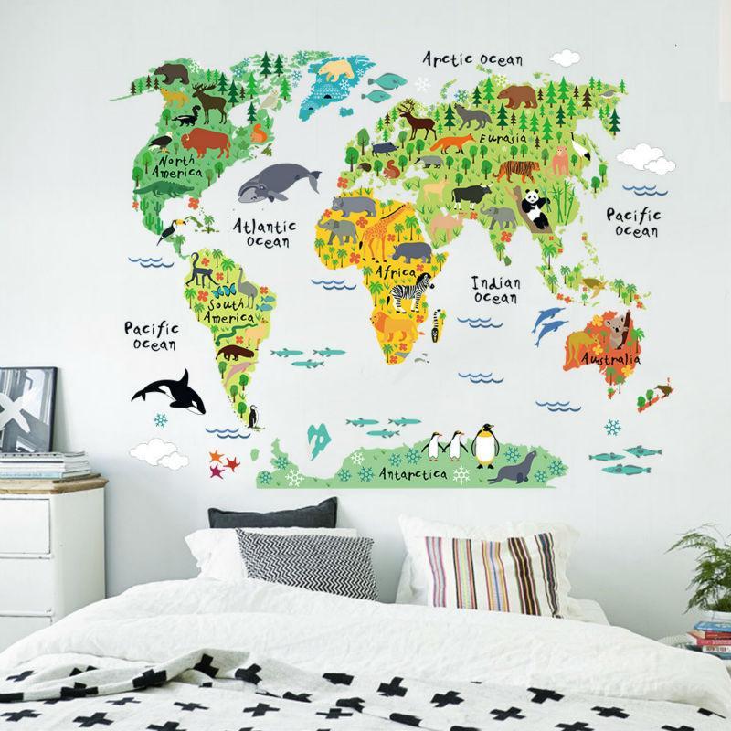World Trip Designed Wall Stickers